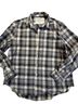 Frank & Eileen Plaid Blue White Black Button-Down Shirt Size S - photo 1