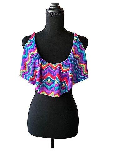 Xhilaration festive Swimsuit Top (view 1)