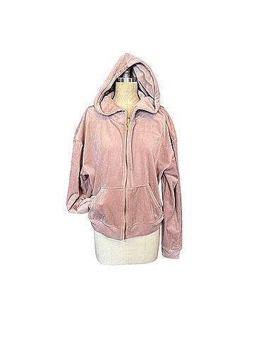 Express velour Mauve Teddy Jacket Jacket (view 1)