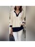 St. John Ivory Black T-Shirt Size P (petite) - photo 4