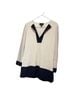 St. John Ivory Black T-Shirt Size P (petite) - photo 1
