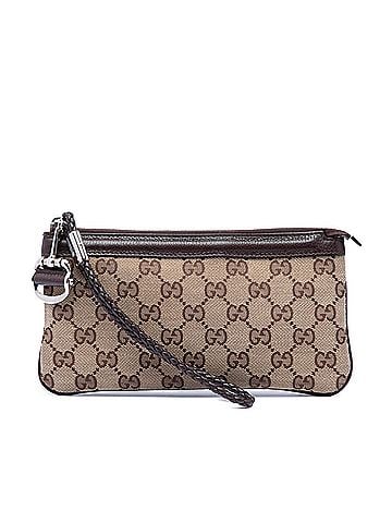 Gucci GG Canvas Horsebit Wristlet Pochette (view 1)