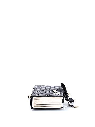 Chanel CC Book Card Holder with Chain Quilted Lambskin (view 2)