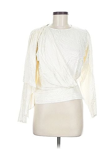 Ronny Kobo Ronny Kobo Long Sleeve Silk Top (view 1)