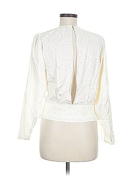 Ronny Kobo Ronny Kobo Long Sleeve Silk Top (view 2)