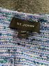 St. John Tweed Blue St. John Jacket Size 2 - photo 5