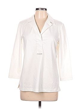 Lafayette 148 New York Lafayette 148 New York 3/4 Sleeve Button Down Shirt (view 1)