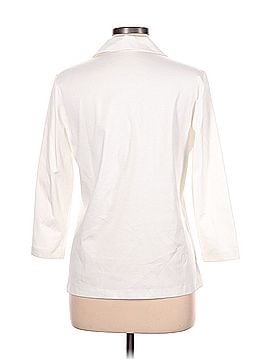 Lafayette 148 New York Lafayette 148 New York 3/4 Sleeve Button Down Shirt (view 2)