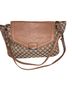 Nine West Print Brown Tan Leather Shoulder Bag One size - photo 2