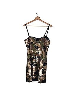 Michael Kors Sequin Camo Bustier Mini Dress Cocktail Dress (view 2)