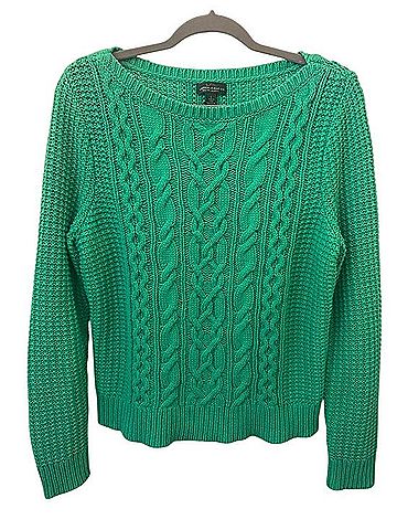 Ralph Lauren Cable Knit Crewneck Sweater Pullover Sweater (view 1)
