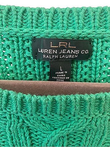 Ralph Lauren Cable Knit Crewneck Sweater Pullover Sweater (view 2)