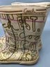 Coach Plaid Multi Color Rain Boots Size 7 - photo 9