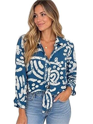 Haute Hippie Long Sleeve Button-Down Shirt (view 2)