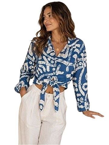 Haute Hippie Long Sleeve Button-Down Shirt (view 1)
