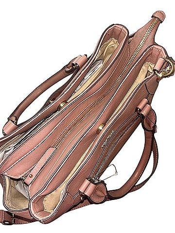 Rosetti Dusty Rose Perforated Satchel Satchel (view 2)