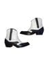 Lucchese 100% Leather Black White Boots Size 9 - photo 1