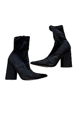 Marc Fisher Pointed Toe Block Heel Sock Boots Heels (view 1)
