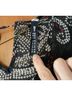Design Lab Lord & Taylor 100% Polyester Paisley Floral Black Multi Color Blouse Size M - photo 3