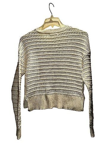 Aeropostale Open Knit Crew Neck Sweater Pullover Sweater (view 2)