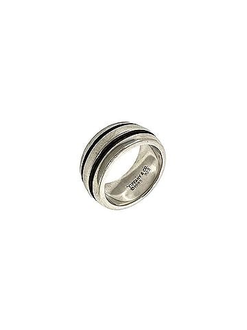 Tiffany & Co. TIFFANY&amp;Co. Tiffany Vintage Grooved Double Ring, Sterling Silver 925 185-3 (view 1)