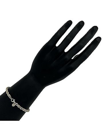 Tiffany & Co. TIFFANY&amp;Co. Tiffany Twist Rope Bracelet, Sterling Silver 925, 18K Yellow Gold 32353 (view 2)