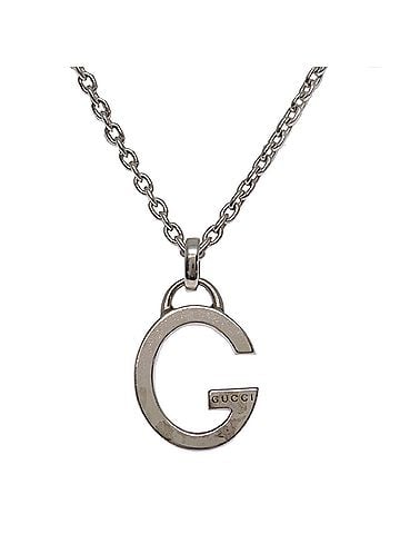 Gucci Gucci SV925 G Logo Necklace for Women and Men, 233936, Sterling Silver 925 (view 1)
