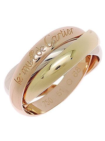 Cartier Cartier #51 750 Three-Color Trinity Women's Ring, Yellow Gold (view 1)