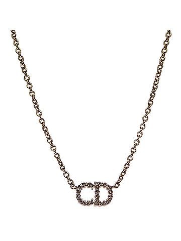Christian Dior Christian Dior Dior GP Claire Di Lune Rhinestone Women's Necklace (view 1)