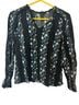 Talbots 100% Rayon Floral Black Blue Green White Long Sleeve Blouse Size P (petite) - photo 1