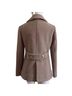 J.Crew 79% Wool 21% Nylon 100% Polyester Brown Coat Size 2 (petite) - photo 2