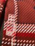 Express Plaid Red Brown Pink White Coat Size S - photo 3