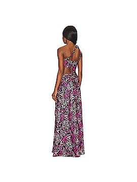 Lovers + Friends Elysian Asymmetric Cutout Gown Cocktail Dress (view 2)
