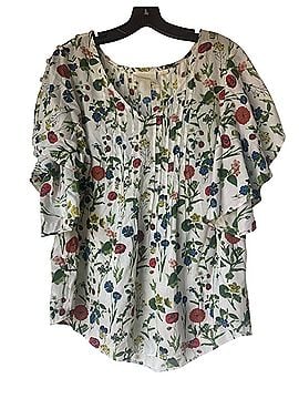 Maeve Maya Wildflower Short Sleeve Blouse (view 1)