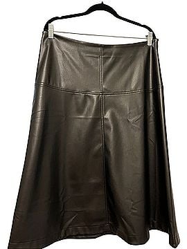 Modern Citizen Harley Petite Skirt Faux Leather Skirt (view 1)