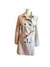 Express 51% Cotton 46% Polyester 3% Spandex 100% Polyester Pink Trenchcoat Size M - photo 1
