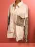 Pol POL Clothing Leopard Print Contrast Over-sized Button-Down Shirt - photo 5