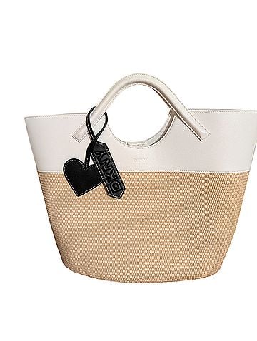 DKNY Leather Tote (view 1)