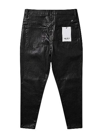 Akira On Duty Faux Leather Pants (view 2)