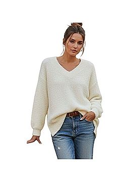 Anthropologie Pilcro Teddy V-Neck Tunic Sweater Pullover Sweater (view 2)