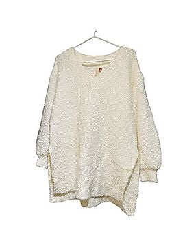 Anthropologie Pilcro Teddy V-Neck Tunic Sweater Pullover Sweater (view 1)