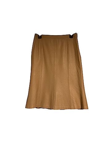 Kasper Leather Skirt (view 1)