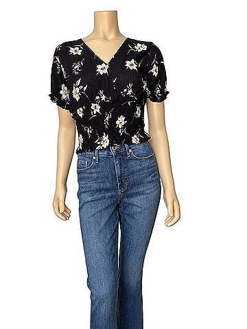 Paper Crane Short Sleeve Blouse (view 1)