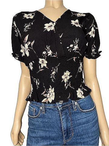 Paper Crane Short Sleeve Blouse (view 2)