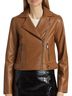 MICHAEL Michael Kors Leather Biker Jacket Jacket - photo 1