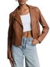 MICHAEL Michael Kors Leather Biker Jacket Jacket - photo 2