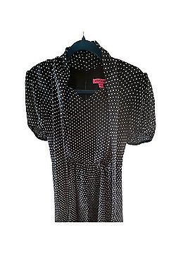 Betsey Johnson Polka Dots Dress Casual Dress (view 1)