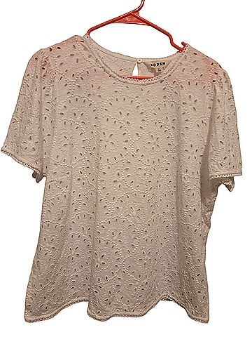 Boden Edi Embroidered Top Short Sleeve Blouse (view 1)