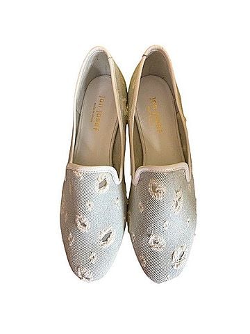 Jon Josef Light Blue Distressed Flats Flats (view 1)