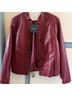 Baccini Red Burgundy Jacket Size S - photo 3